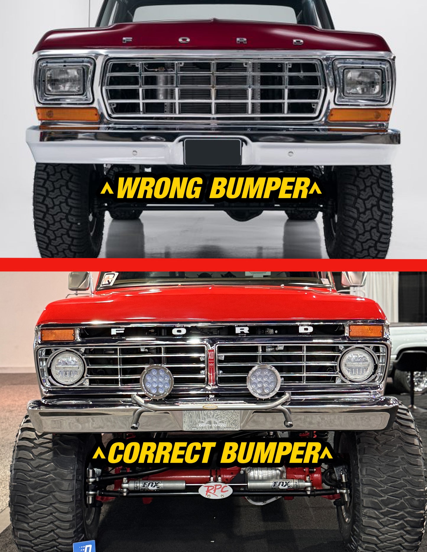 '65-'79 F-Series Light Bar Mount (PRE ORDER)