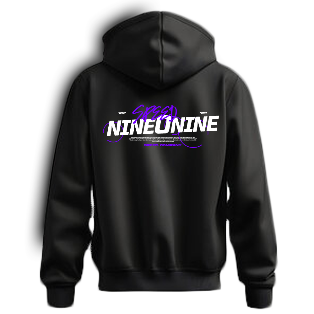 NINEONINE SPEED HOODIE BLACK
