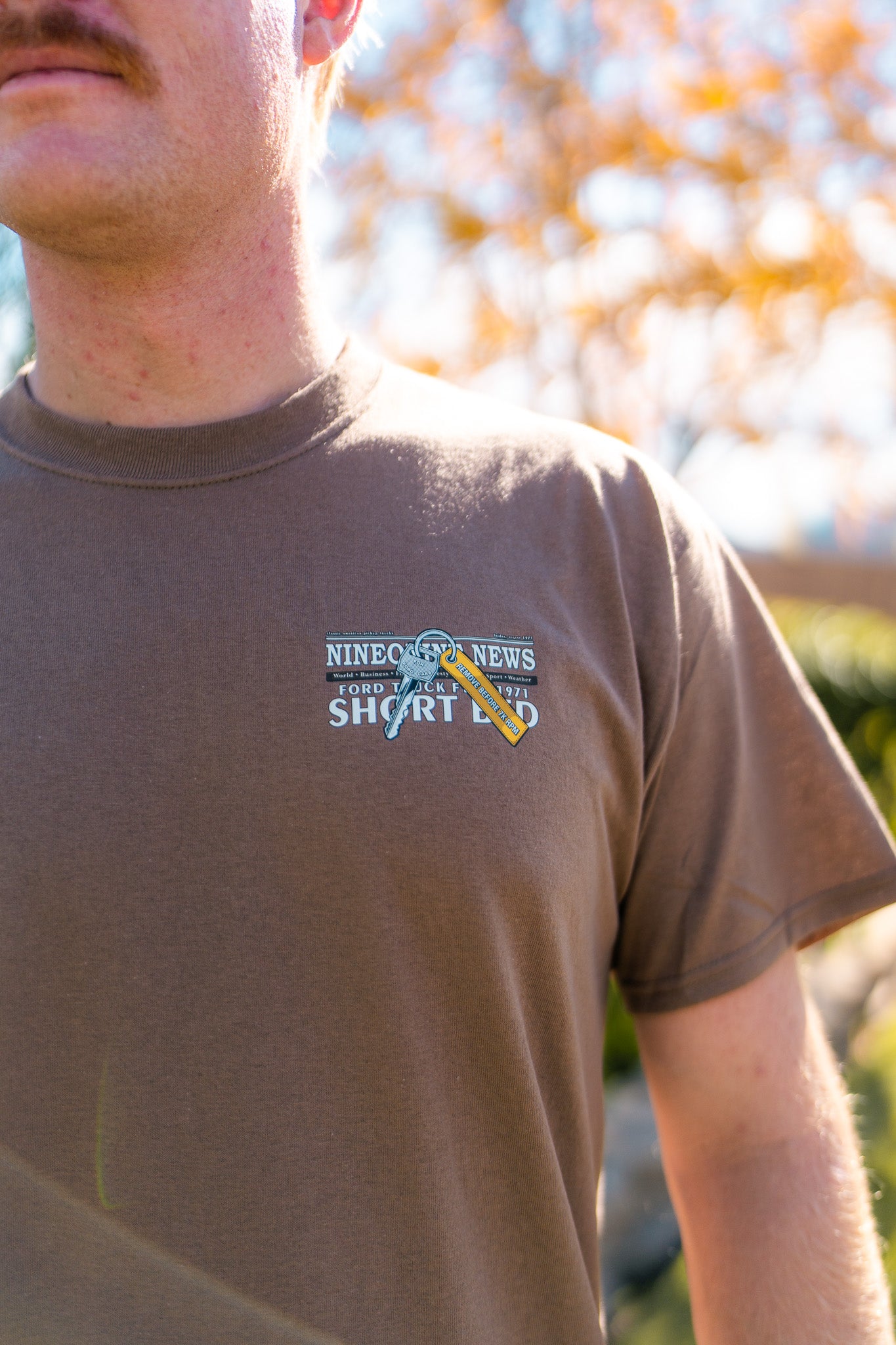 F100 Jet Tag Tee! Brown