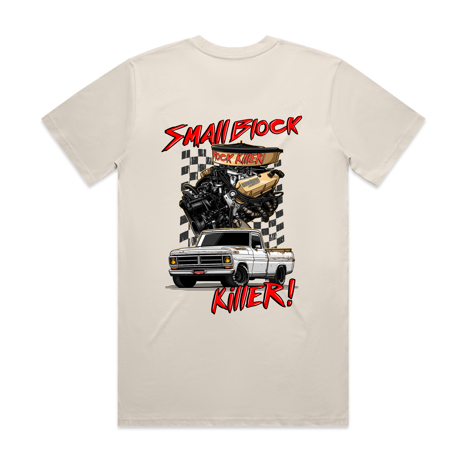 F100 Small Block Killer Tee! Beige
